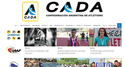 Desktop Screenshot of cada-atletismo.org