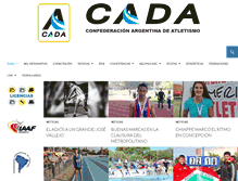 Tablet Screenshot of cada-atletismo.org